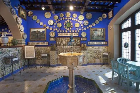 Inside the Cau Ferrat museum in Sitges