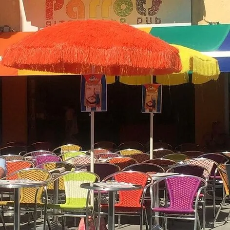 Parrots bar in the heart of Sitges