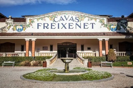 The facade of the Freixenet cava house